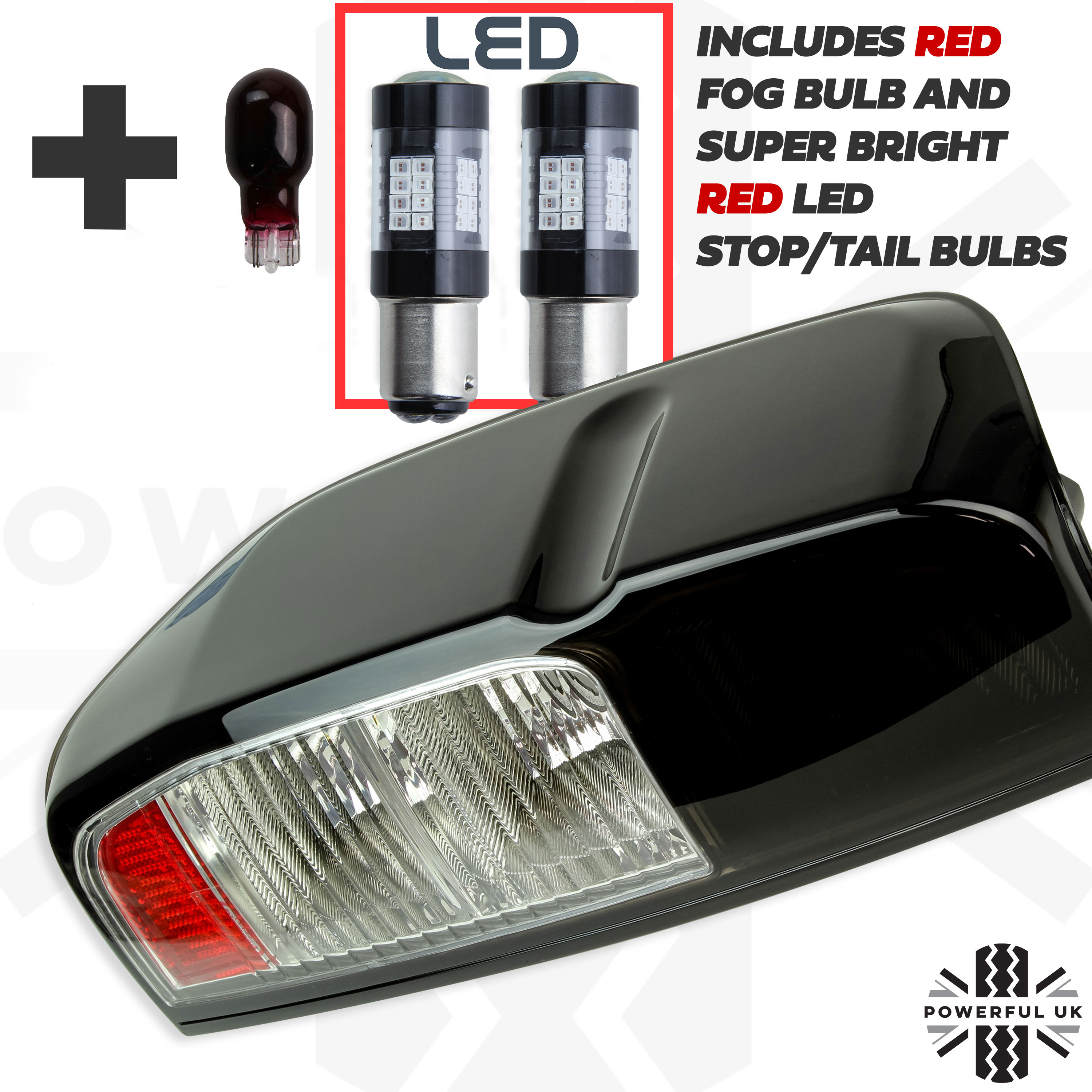 LED Smoked Rear Lights for Nissan Navara D40 (Pair) eBay