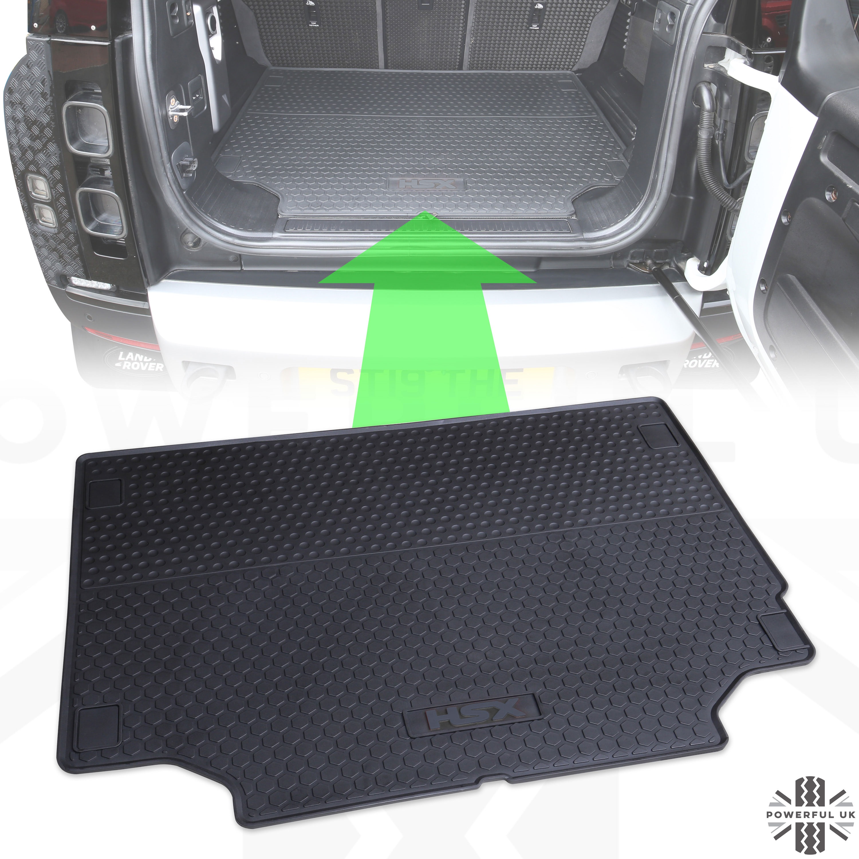 Loadspace boot trunk rear rubber mat for Land Rover New Loadspace boot trunk rear rubber mat for Land Rover New