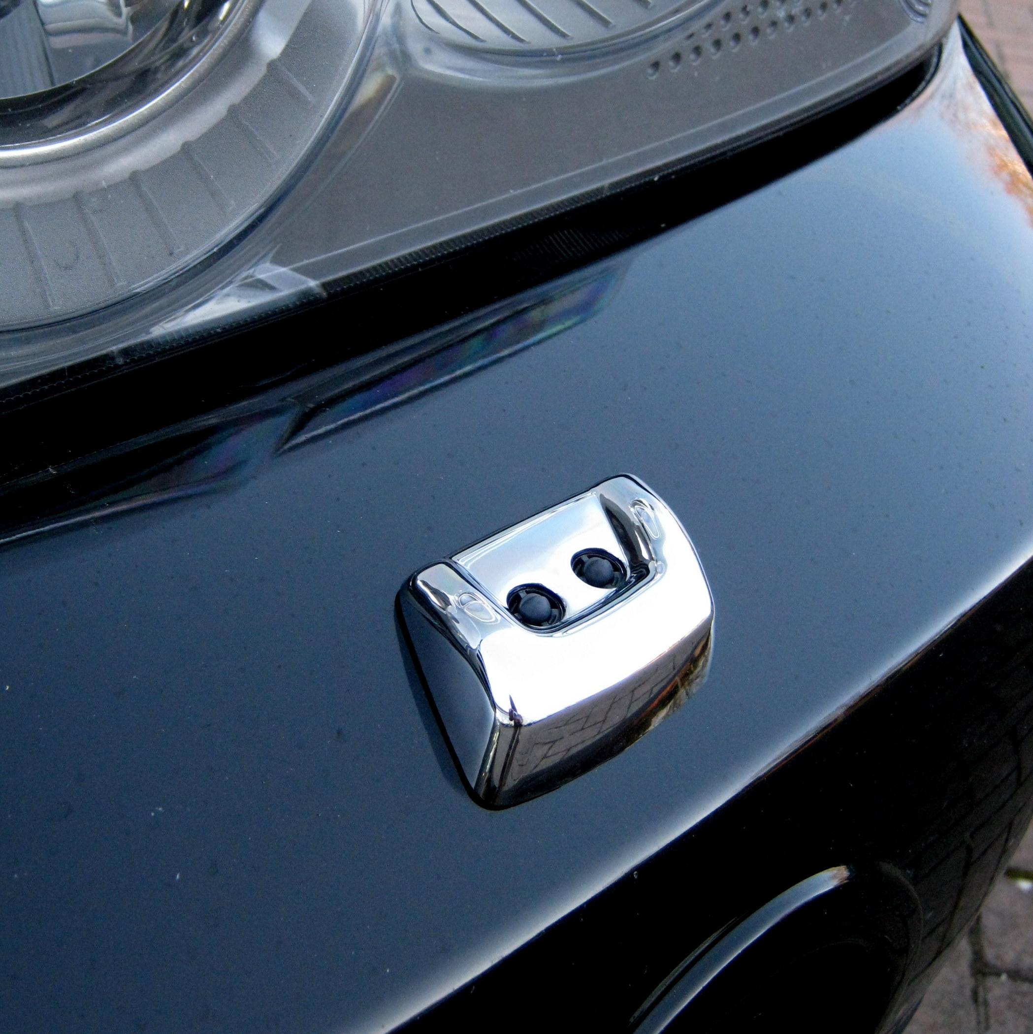 Front bumper Headlight CHROME WASHER JET COVER for Range Rover Sport