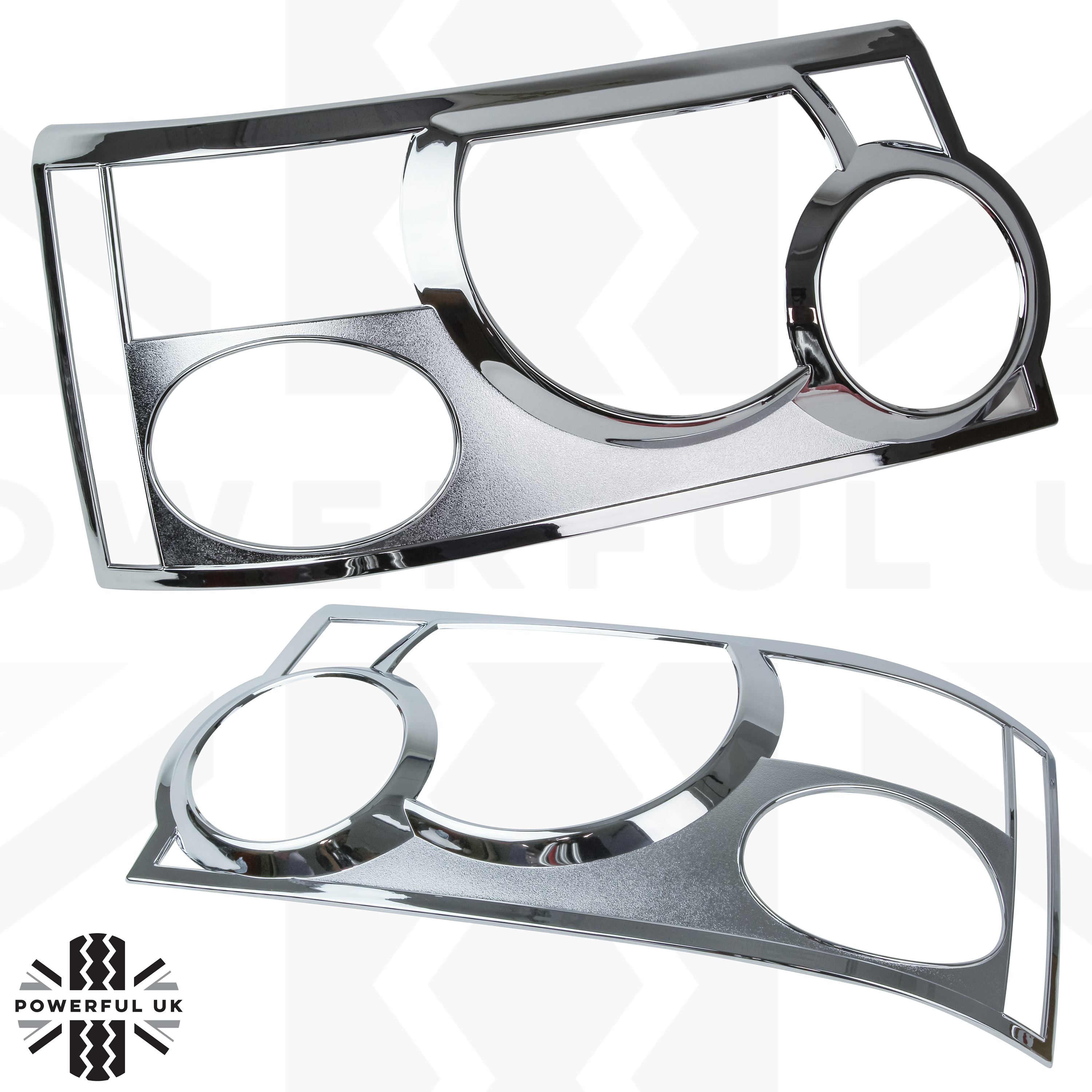 Chrome Headlight Covers for Range Rover Sport head lamp light surrounds