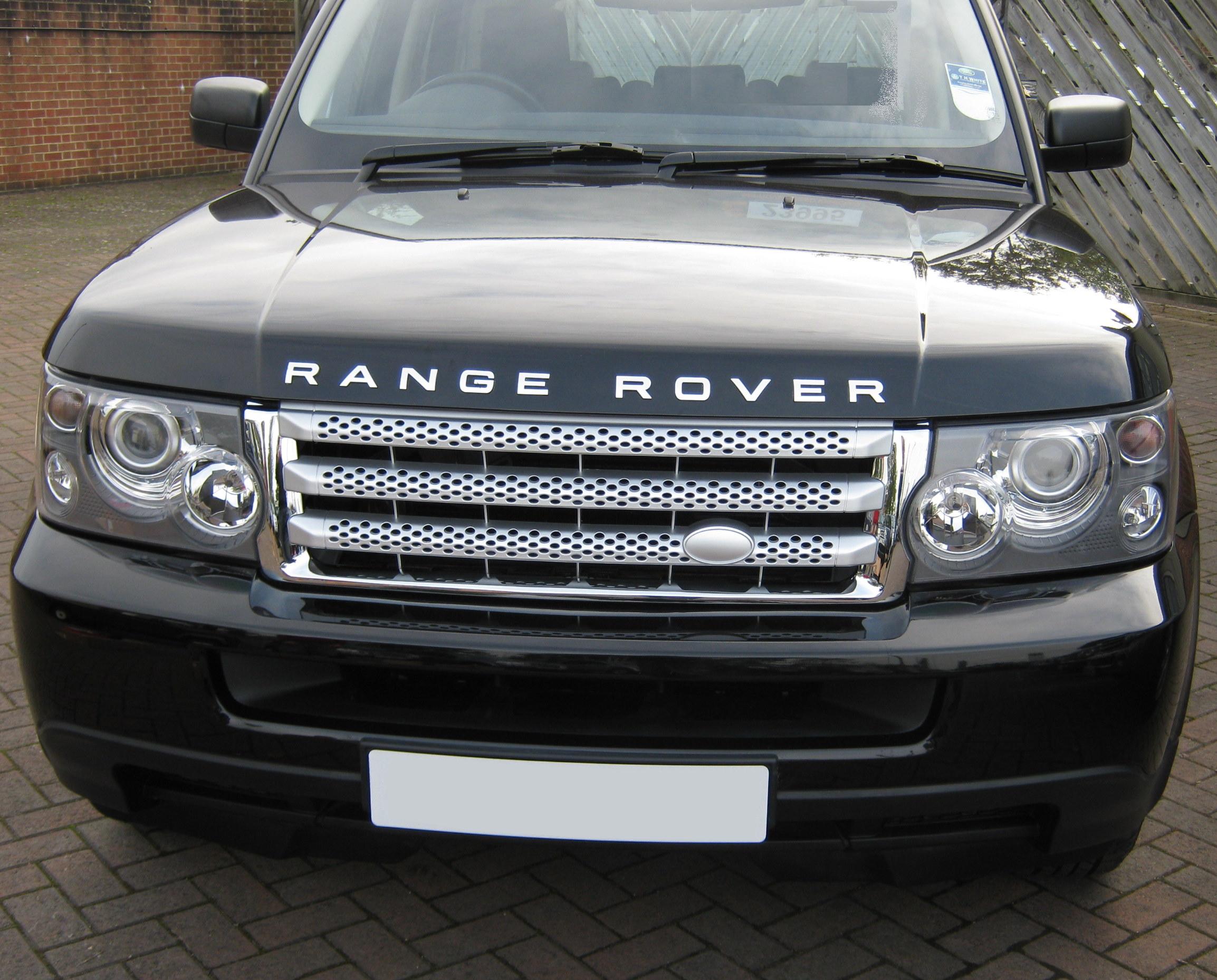 Chrome frame Supercharged grille for Range Rover SPORT 2005-2009 HSE ...