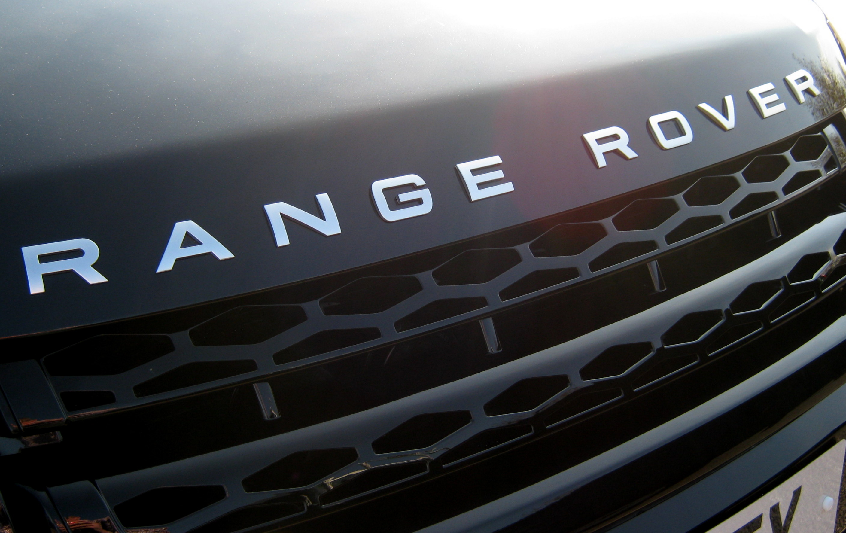 Titanium Silver Range Rover EVOQUE lettering upgrade FRONT+REAR+wipes ...