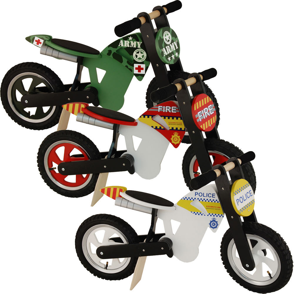 kiddimoto wooden balance bike