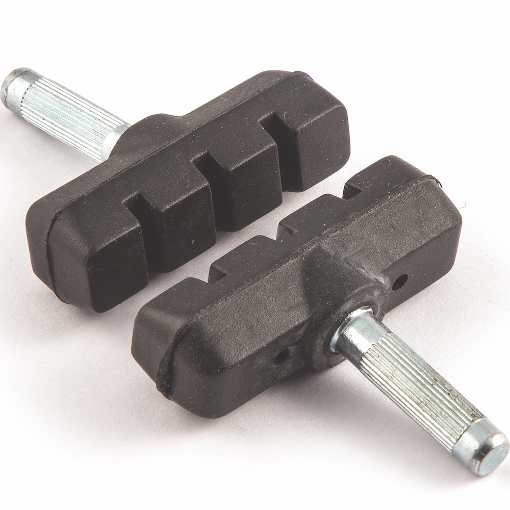 V TYPE CANTILEVER BRAKE BLOCK PADS 70MM PAIR THREADED TYPE MTB CYCLE FREEPOST!
