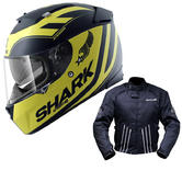 Shark Speed-R Avenger Helmet Yellow + 