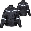 Black Flare Waterproof Motorcycle Over Jacket Thumbnail 2