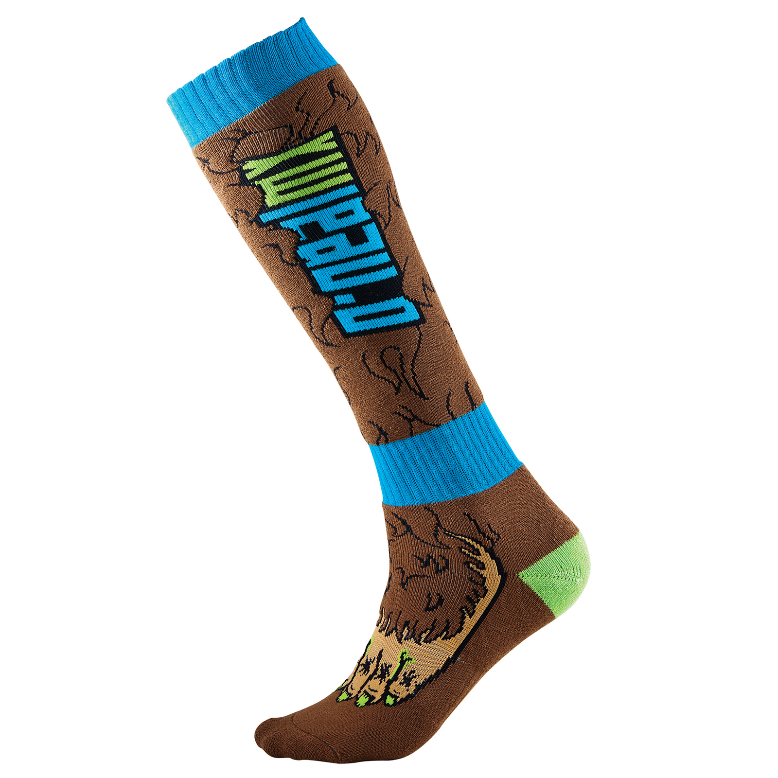 Oneal Pro MX BigFoot Socks Brown Blue Secret Sale