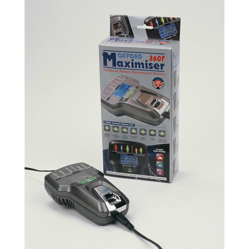 Oxford Maximiser 360T Battery Charger Battery Chargers