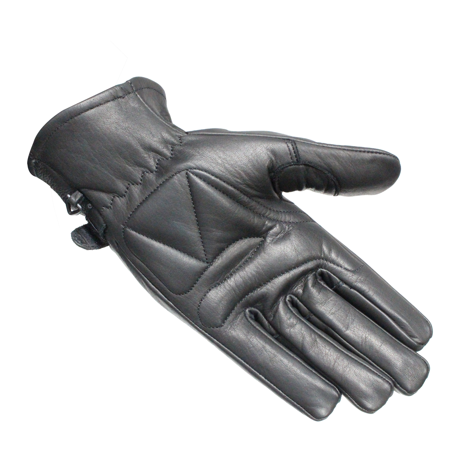 Guantes clásicos de cuero negro Axel para motocicleta guantes de ciclista vintage - Imagen 12 de 16