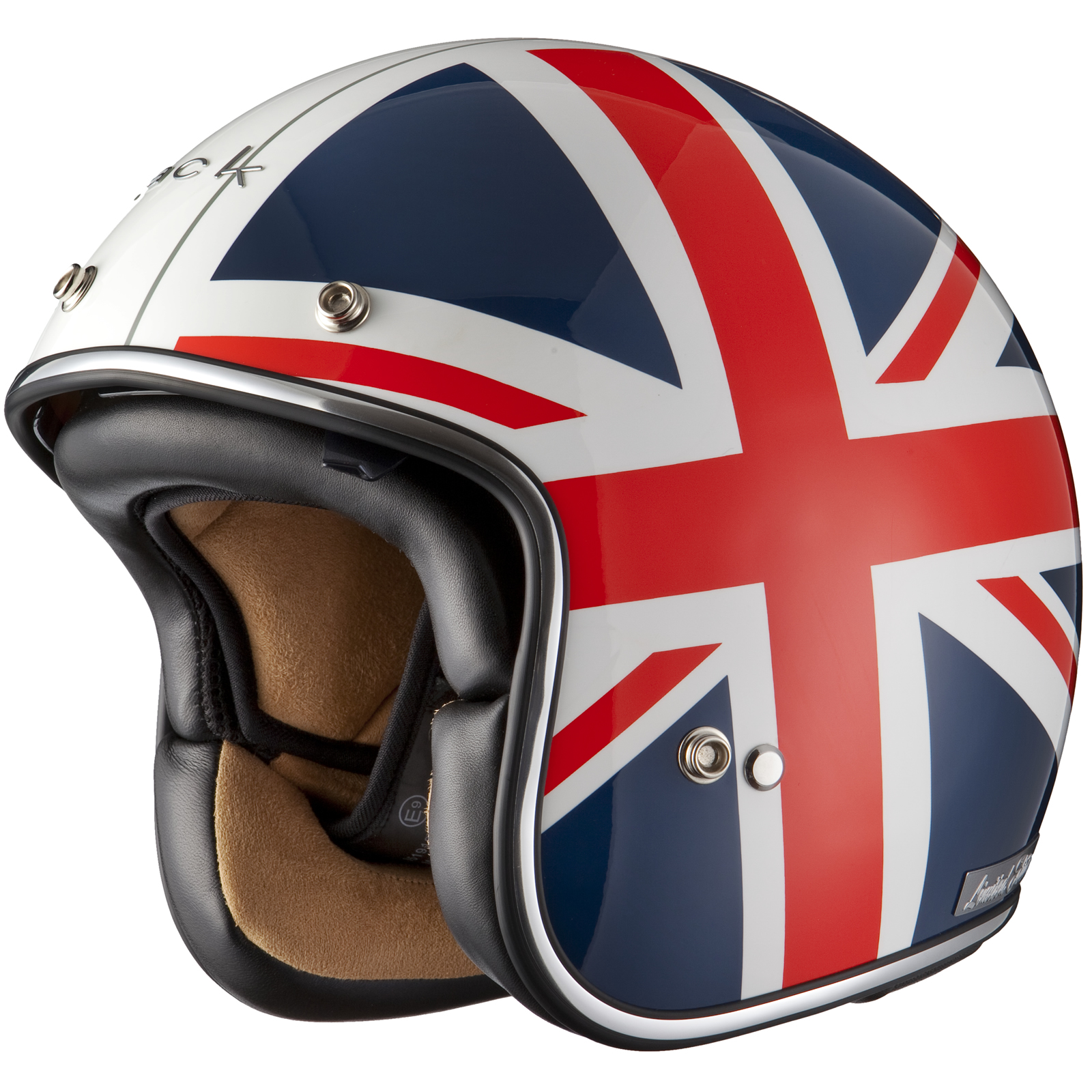 Black Jack Limited Edition Motorcycle Helmet - Open Face helmets