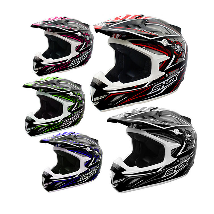 Shox MX1 Evolver ACU Motocross Helmet Helmets