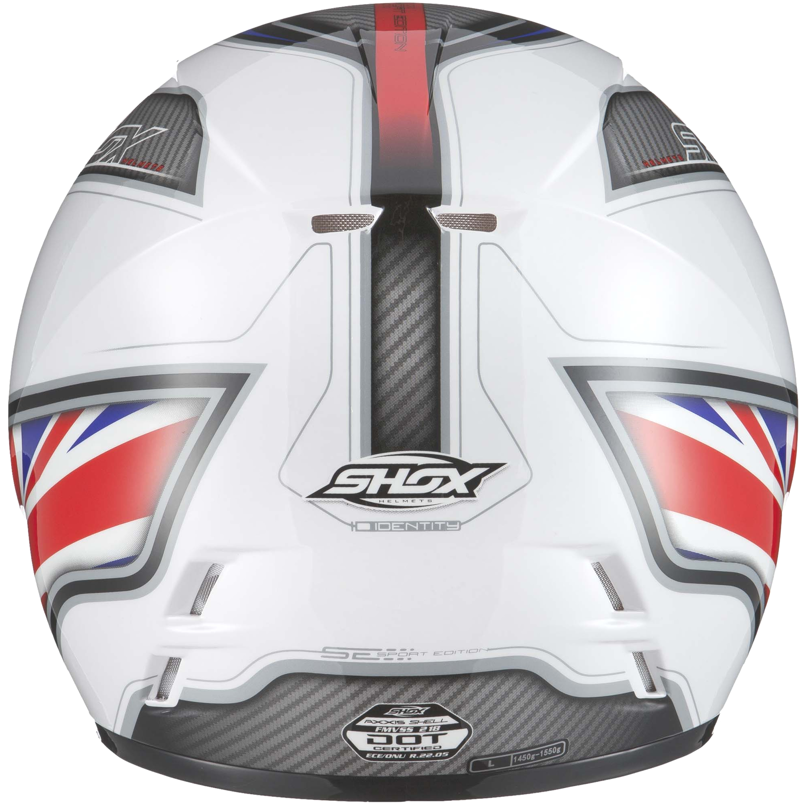 Shox Axxis Identity ACU Gold Motorcycle Full Face Bike Crash Helmet ...