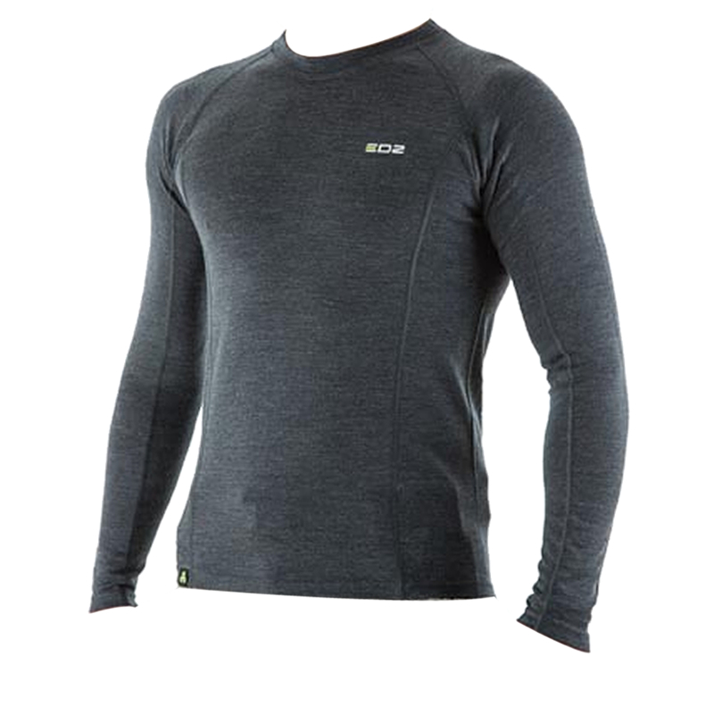 EDZ Merino Mens Base Layer Long Sleeve Top Secret Sale