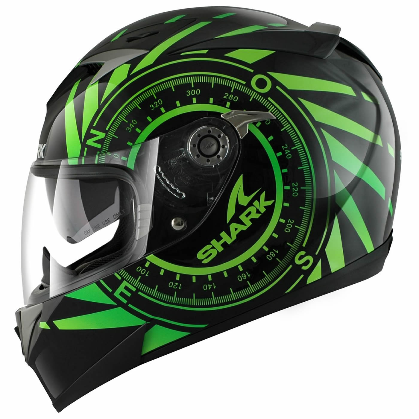 dirt bike helmet green