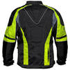 Black Hazard Motorcycle Jacket and Back Protector Insert Thumbnail 7