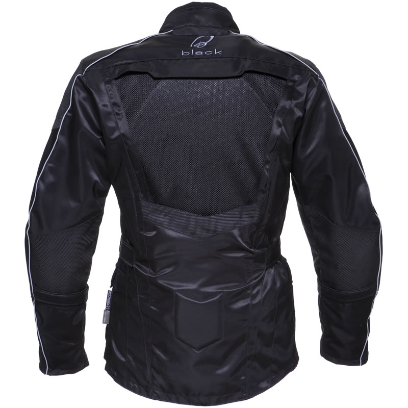 Black CoolIt Pro Motorcycle Jacket And Back Protector Jackets