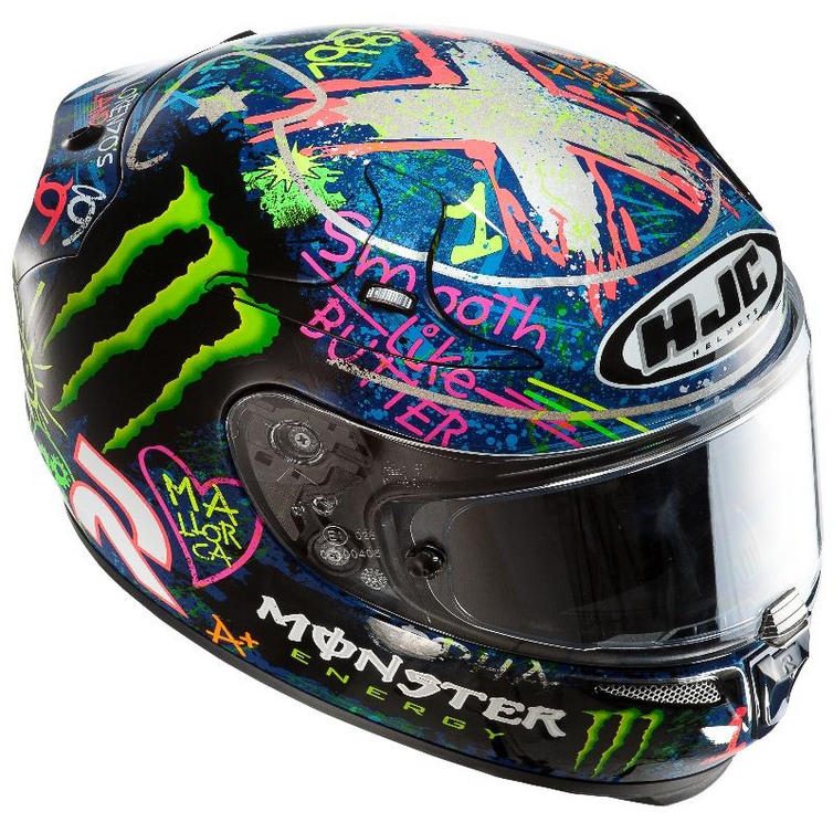 HJC R-PHA 10 Plus Lorenzo Graffiti Replica Motorcycle Helmet - Full