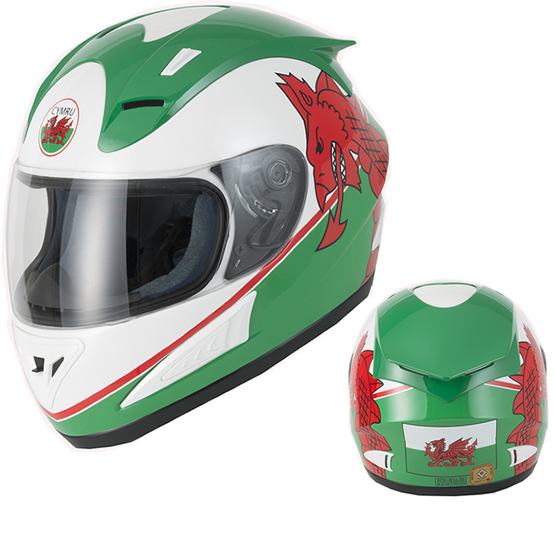 Vcan V100 Wales Motorcycle Helmet Full Face Helmets
