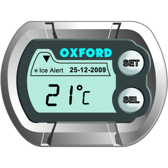 OXFORD MICRO DIGITAL BIKE MOTORBIKE MOTORCYCLE CLOCK | eBay