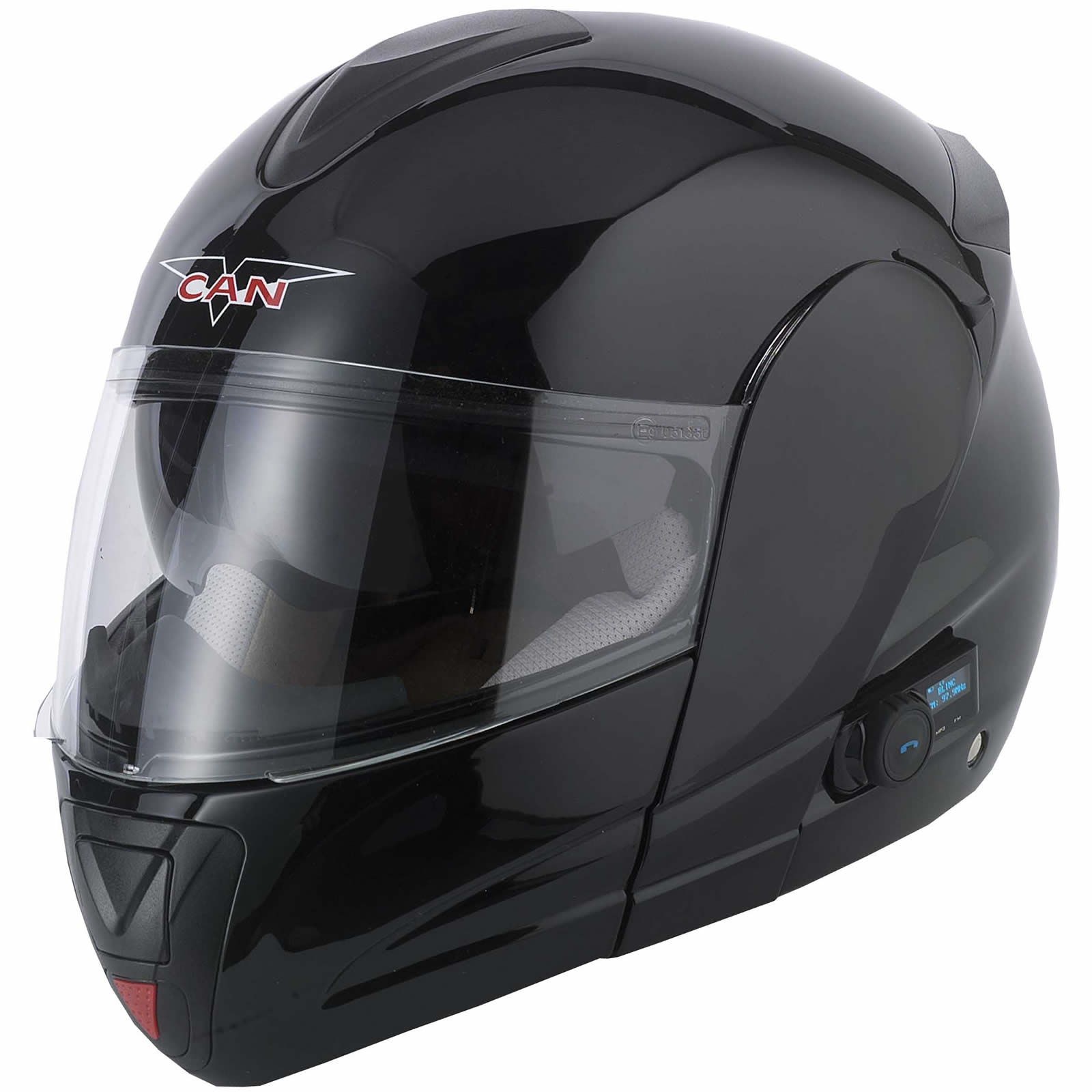 VCAN V210 BLINC BLUETOOTH 5 MOTORCYCLE SCOOTER BT FLIP FRONT HELMET ...