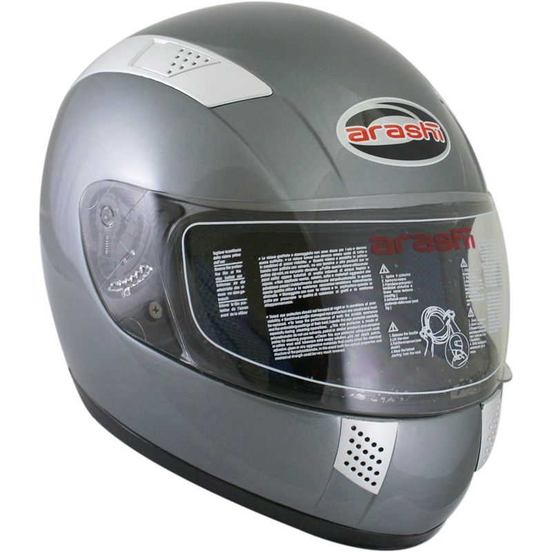 Arashi Steel Motorcycle Helmet - Full Face Helmets - Ghostbikes.com