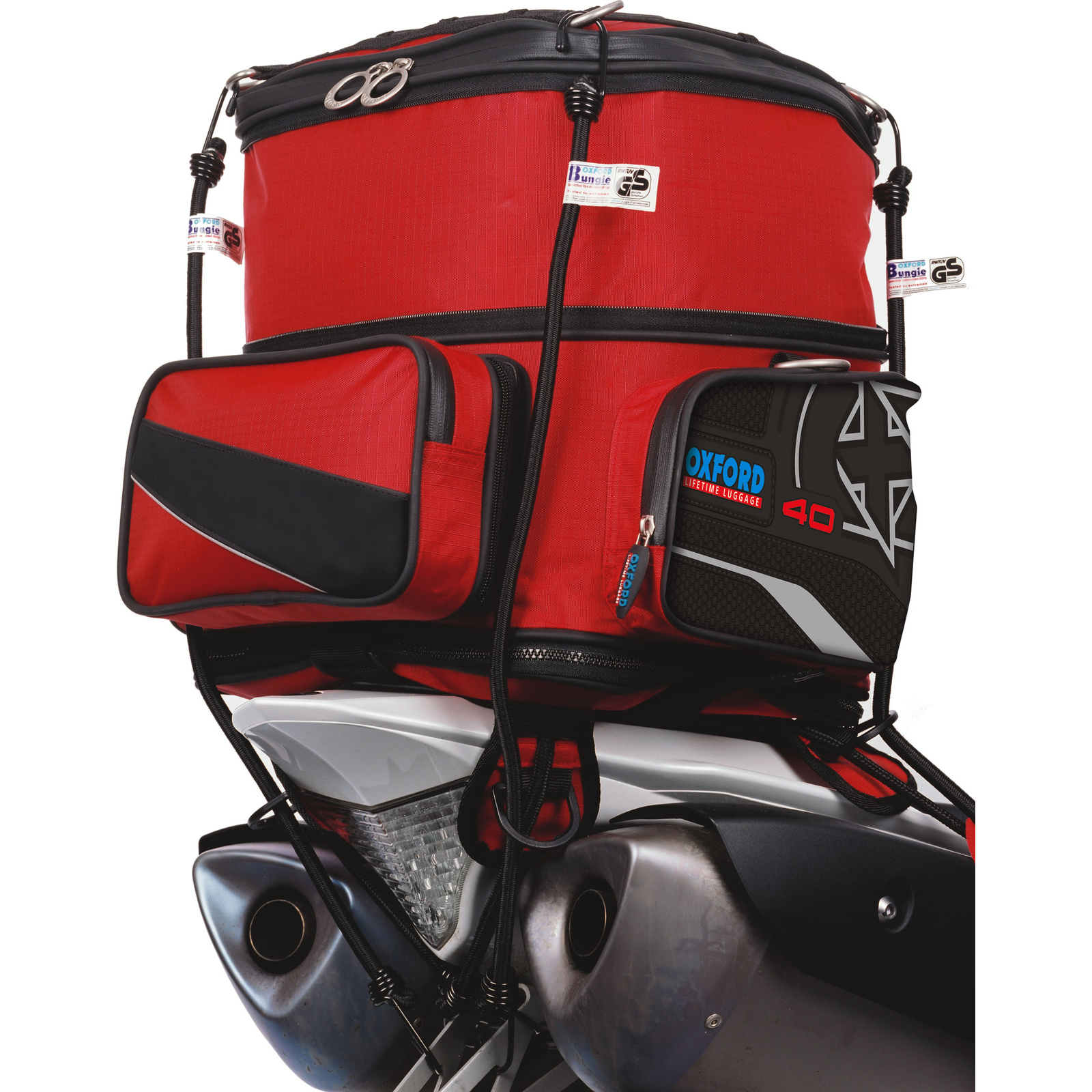 Oxford X40 Lifetime Motorcycle Tail Pack 40L Luggage