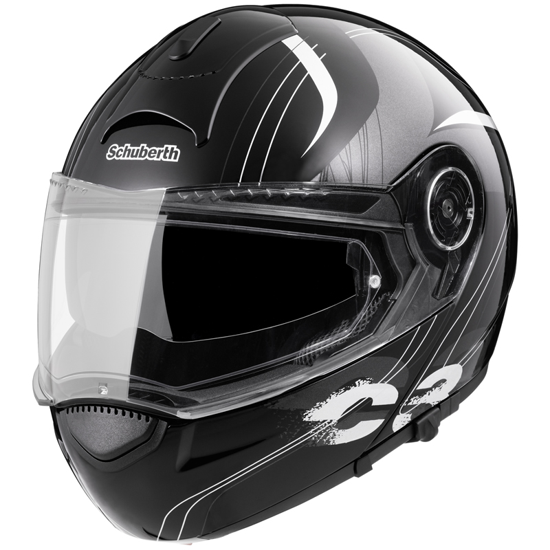Schuberth C3 Stripes Motorcycle Helmet - Recommended - Ghostbikes.com