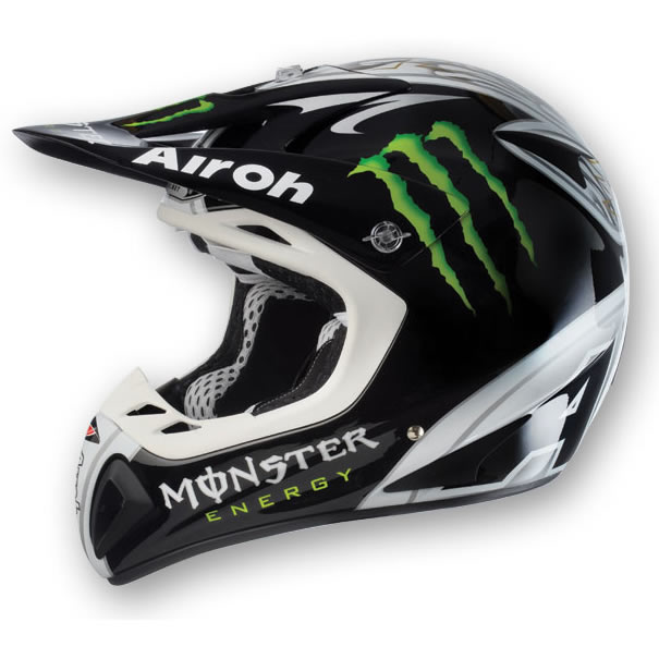 AIROH STELT MONSTER ENERGY 2010 MOTOCROSS HELMET XL | eBay