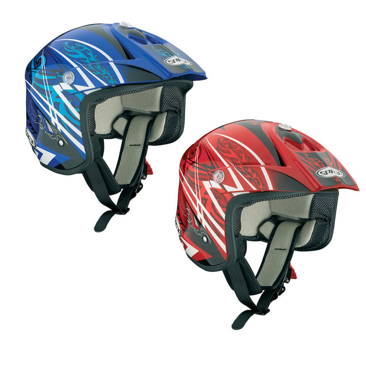 trials crash helmets