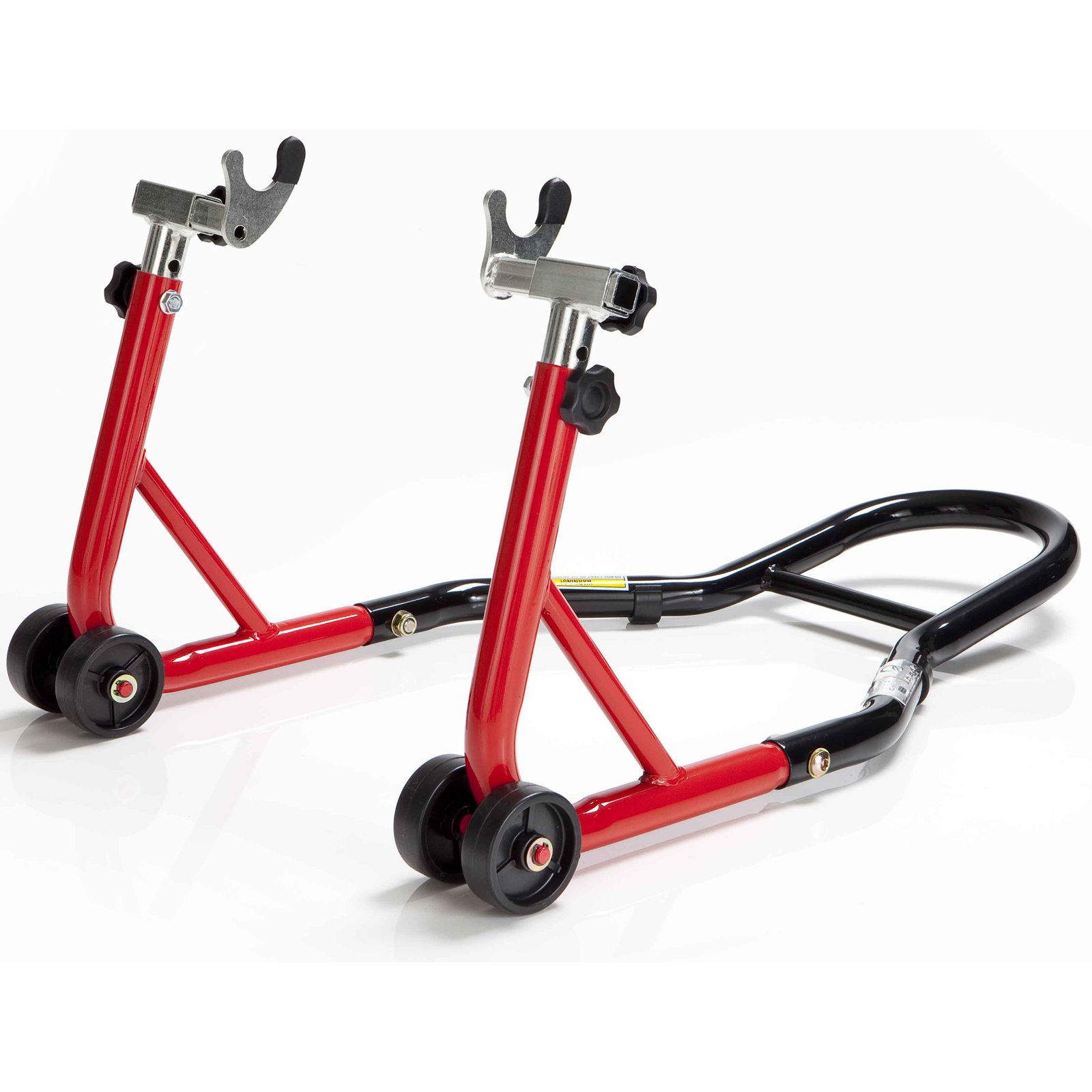 Black Pro Range Adjustable Rear Paddock Stand (B5160 with Bobbin Hooks