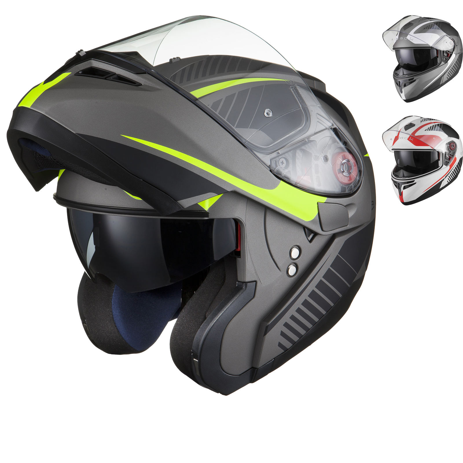 Black Optimus SV Tour Max Vision Flip Front Motorcycle Helmet - Flip Front Helmets - Ghostbikes.com