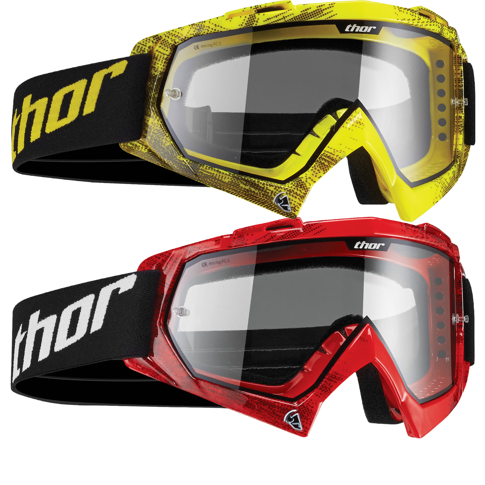 Thor Enemy Printed Tread Motocross Goggles Motocross Goggles