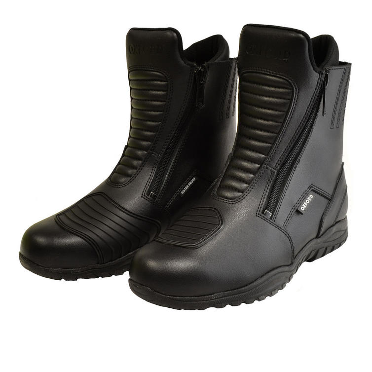 Oxford Comanche Short Leather Motorcycle Boots