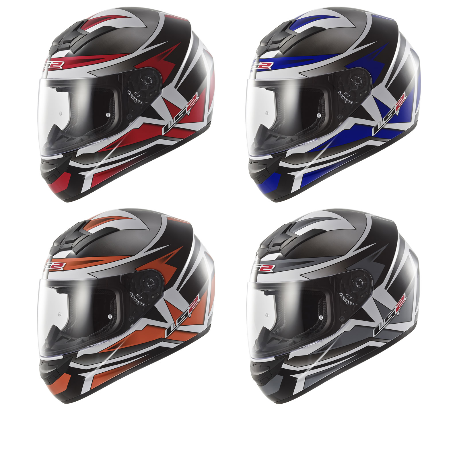 LS2 FF352.51 Rookie Gamma Full Face Motorcycle Helmet - Full Face ...