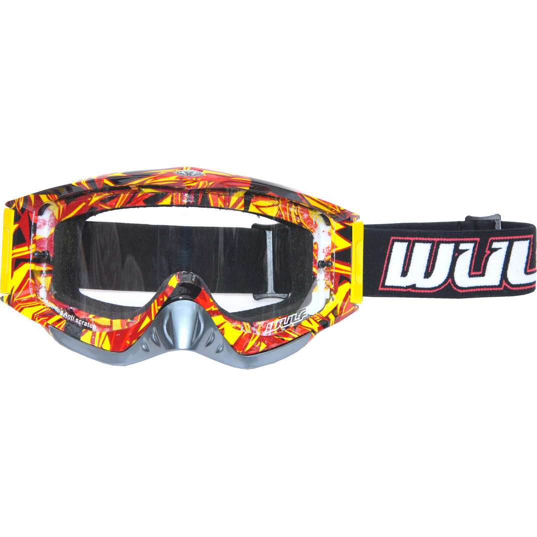 Wulf Geo Motocross Goggles Motocross Goggles