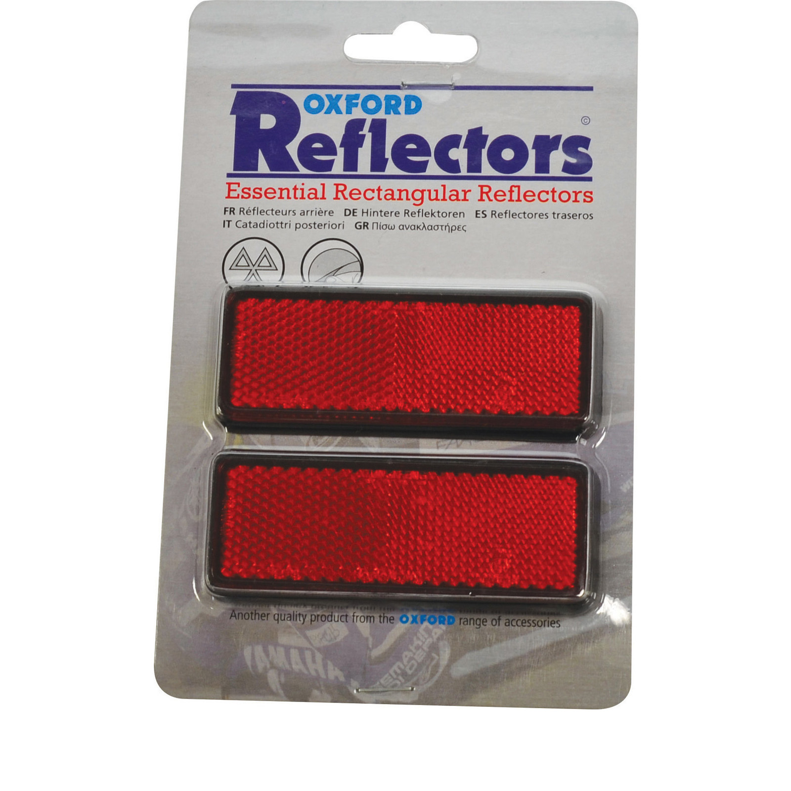 Oxford SelfAdhesive Reflectors Rectangular (Pair) Accessories
