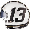 Limited Edition Black 13 Motorcycle Helmet Thumbnail 6