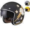 Limited Edition Black Airborne Motorcycle Helmet Thumbnail 2