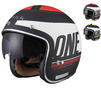 Limited Edition Black One Motorcycle Helmet Thumbnail 2