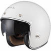 Black Classic Open Face Motorcycle Helmet Thumbnail 3