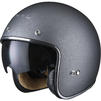 Black Classic Open Face Motorcycle Helmet Thumbnail 5