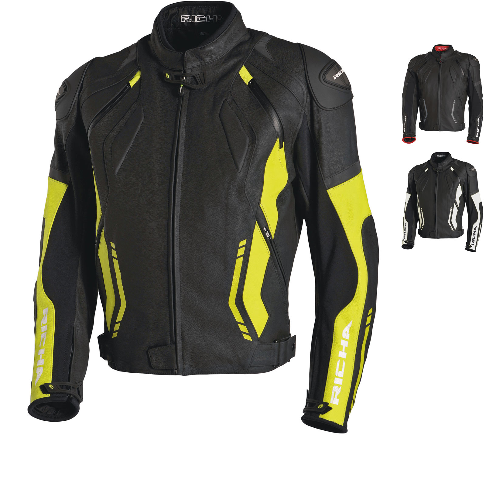 Richa Mugello Leather Motorcycle Jacket 