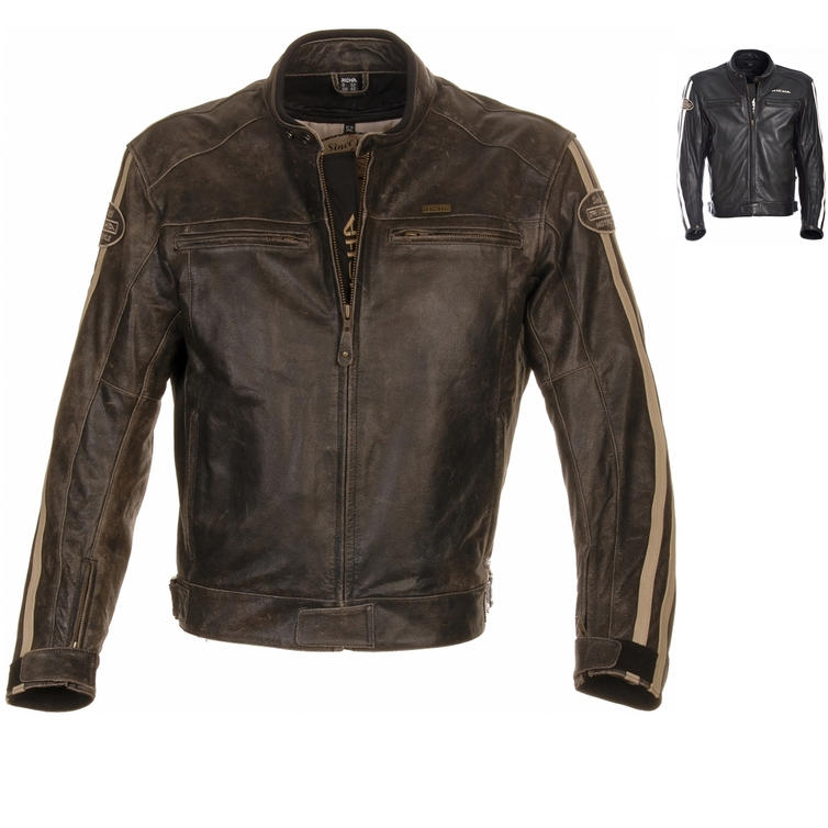 Richa Retro Racing Leather Motorcycle Jacket