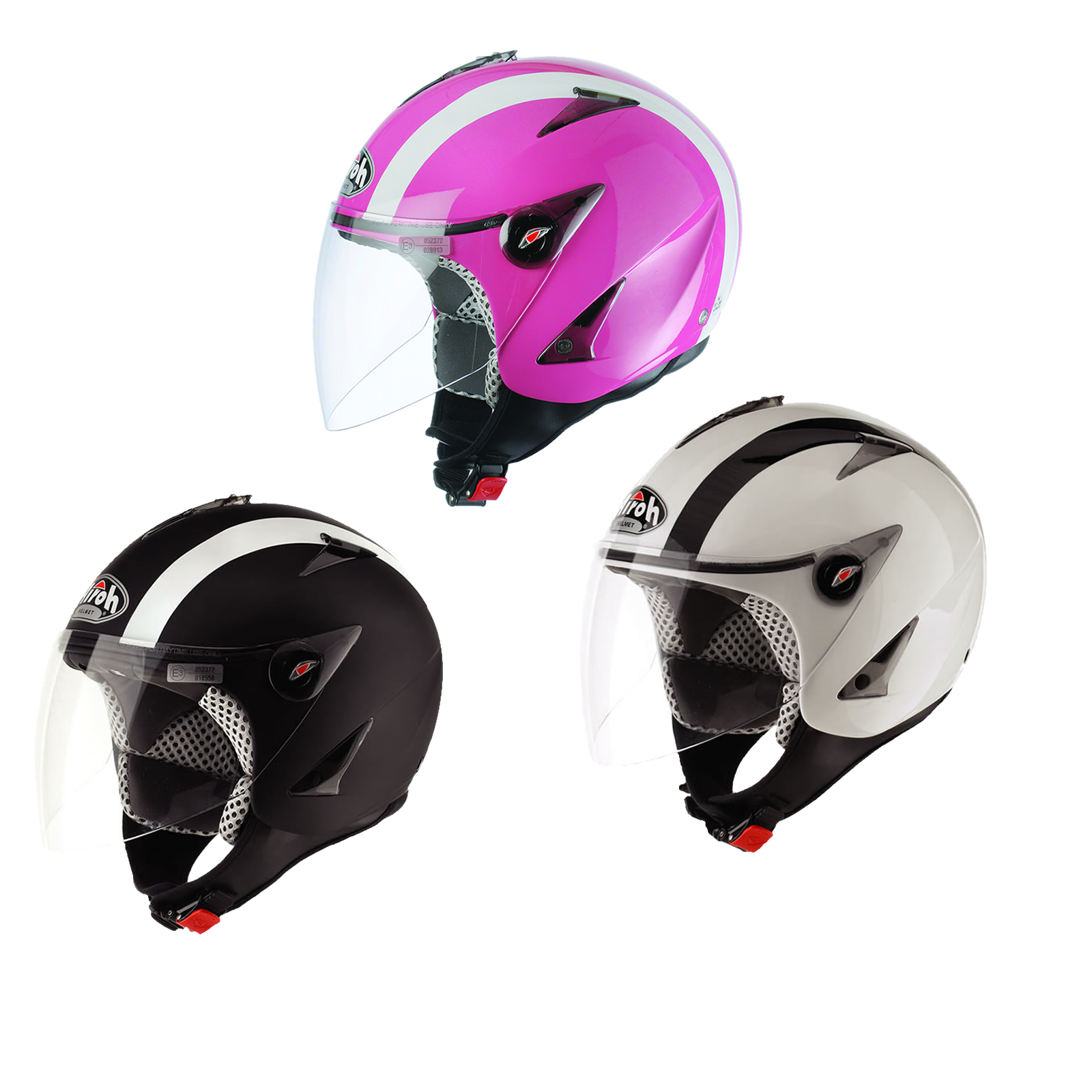 Airoh JT Bi Colour Open Face Motorcycle Helmet - Airoh - Ghostbikes.com