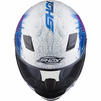 Shox Sniper Peacock Motorcycle Helmet Thumbnail 7