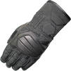 Black Duo Leather Motorcycle Gloves Thumbnail 3