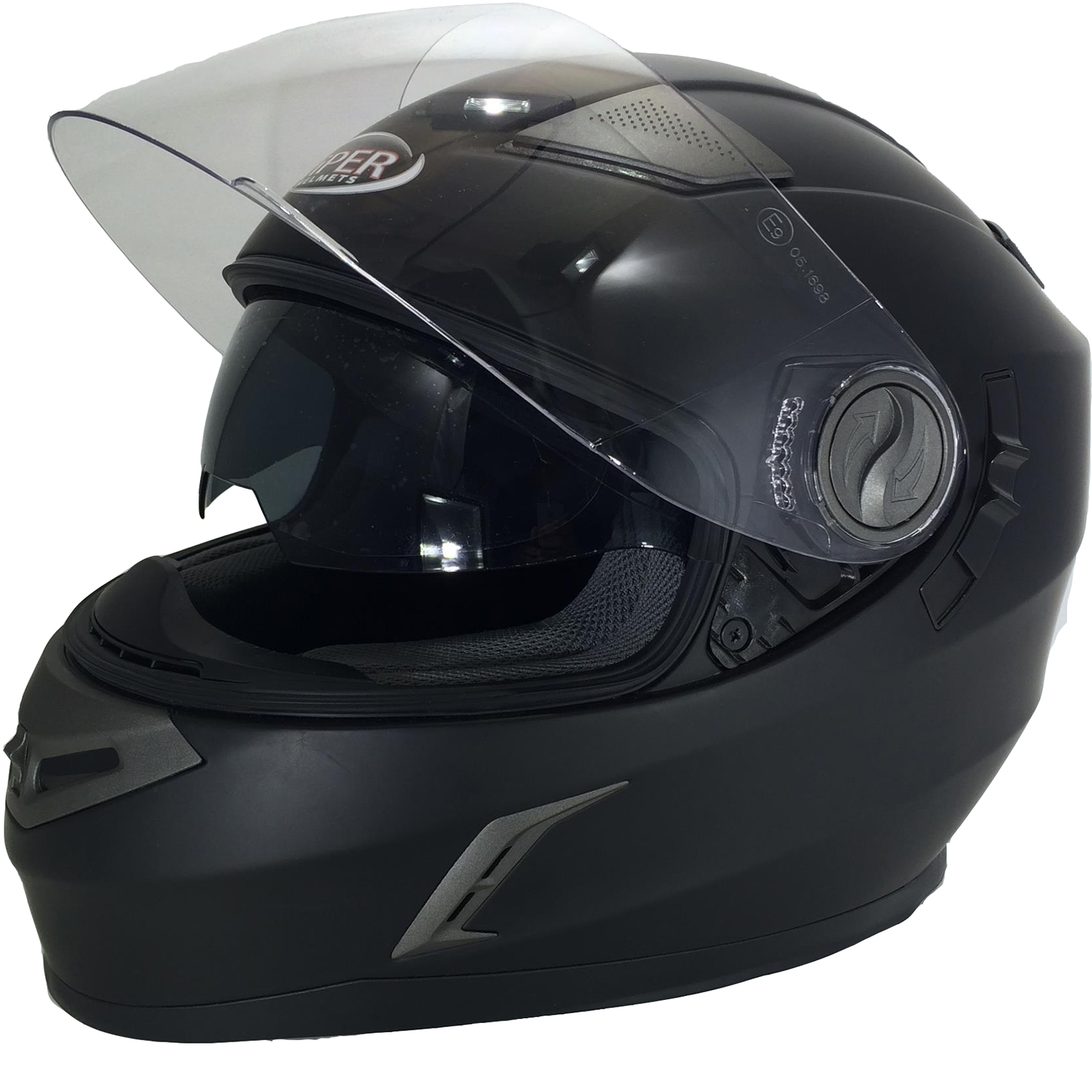 Viper RSV9 Plain Motorcycle Helmet Full Face Helmets