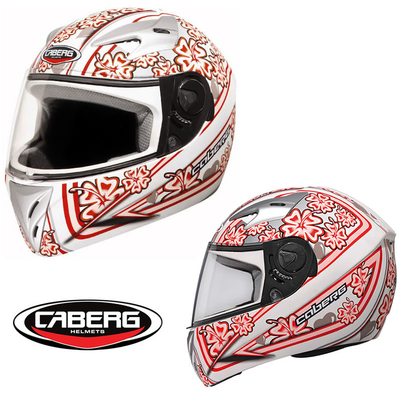 Caberg VGal Flower Junior Motorcycle Helmet Flip Up Front Helmets