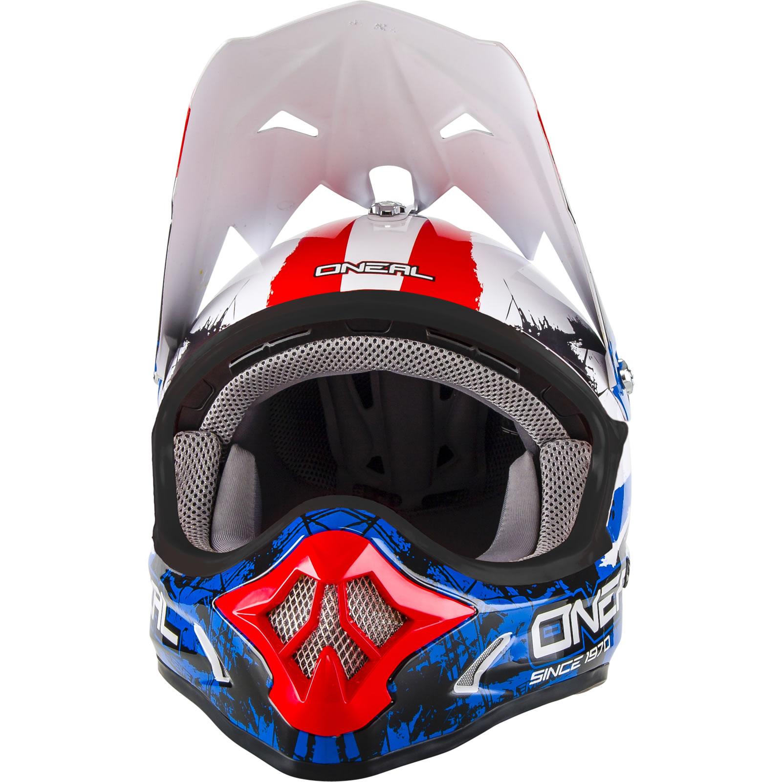 Oneal 3 Series Shocker Motocross Helmet Dirt Bike Off Road ATV Plush
