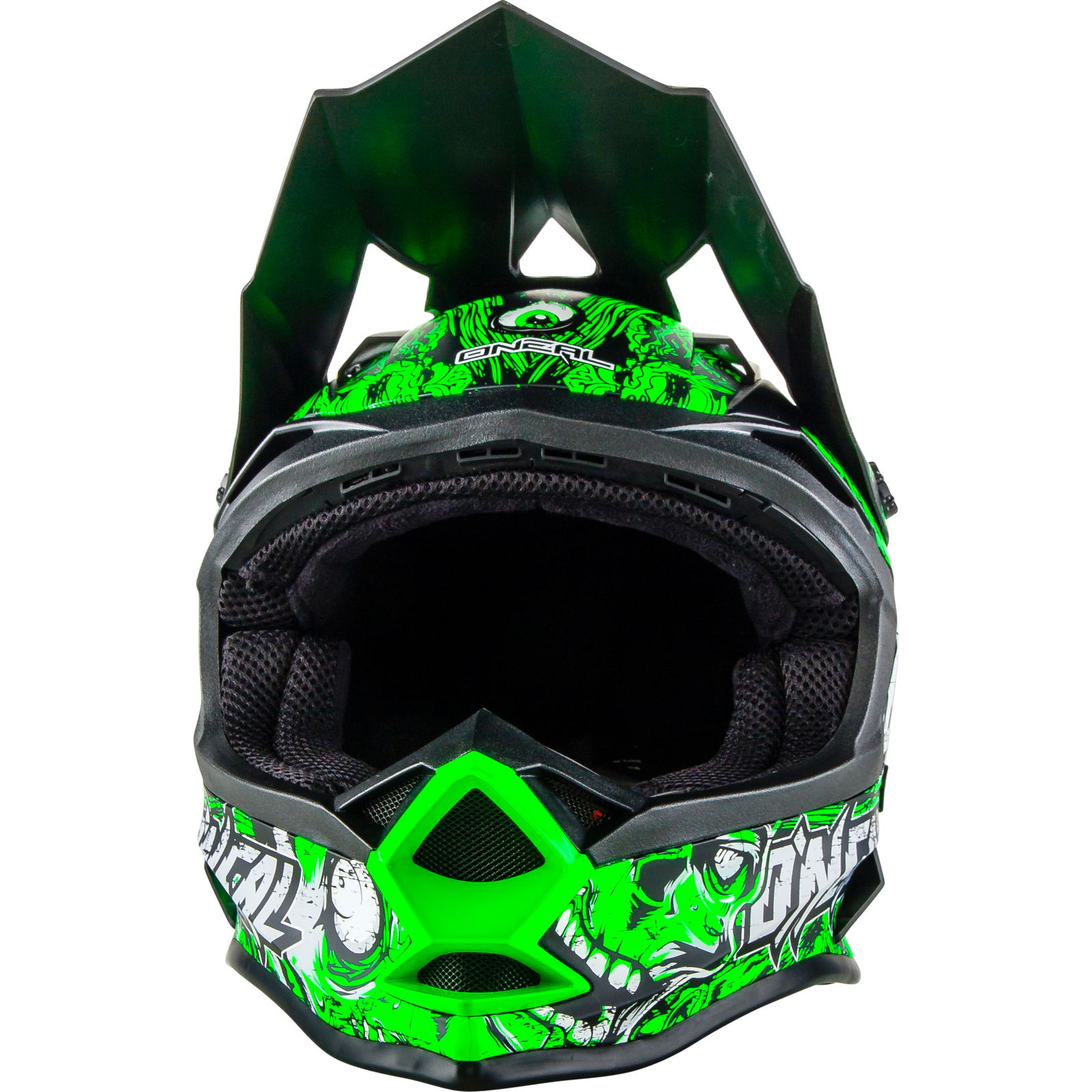 Oneal 7 Series EVO Menace Neon Green Motocross Helmet Sport Race MX ...